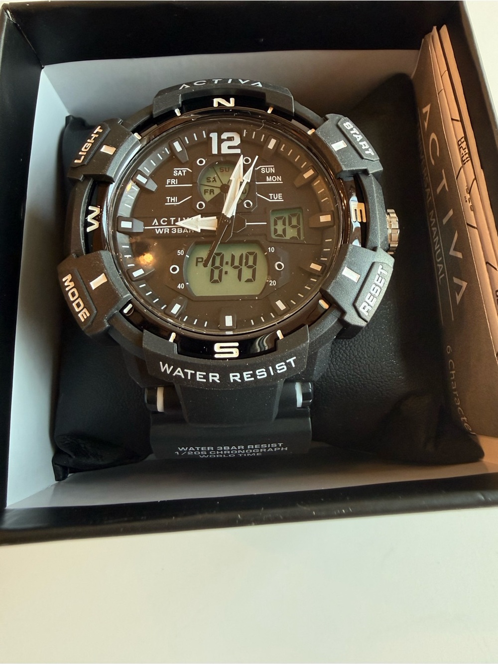 NWT Activa Men’s Analog Digital Sport Watch